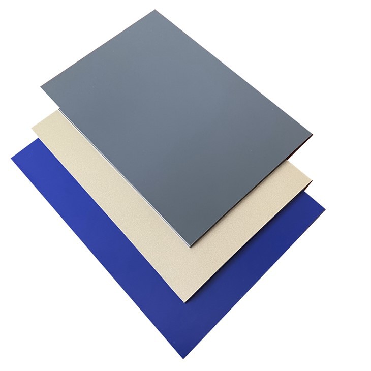 3mm Pe Txheej Sab Hauv Tsev Kho Kom Zoo Nkauj Aluminium Composite Vaj Huam Sib Luag Tsim Acp Sheet